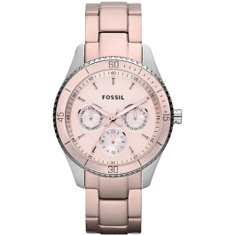 Horlogeband Fossil ES3037 Roestvrij staal (RVS) Rosé 18mm